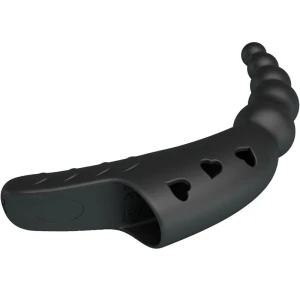 PRETTY LOVE - VIBRADOR DE DEDO JORDIN 10 VIBRAÃÃES PRETO